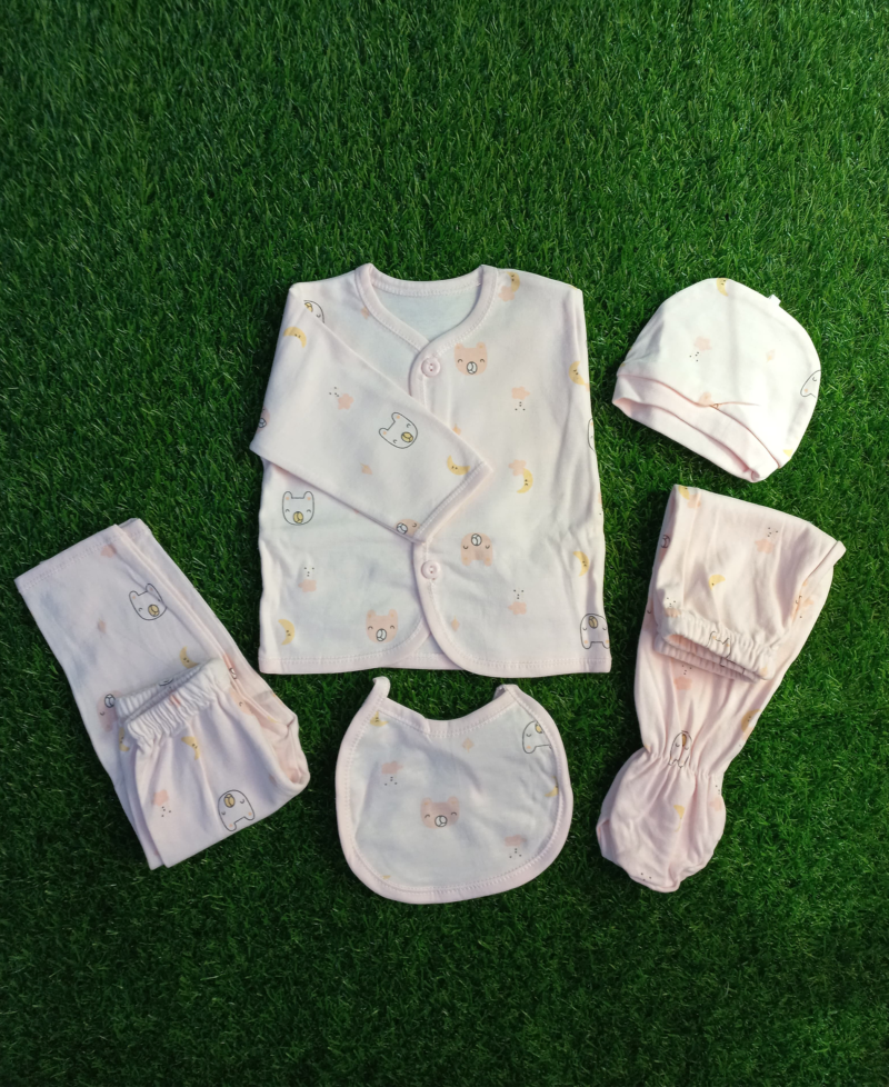 5pc Set Pink Cloud