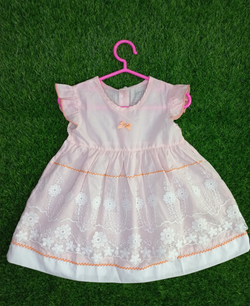 Floral frock peach