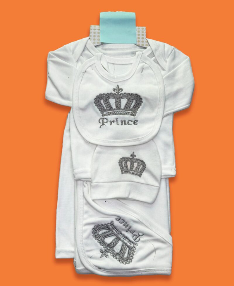 Silver Crown 6pc set white