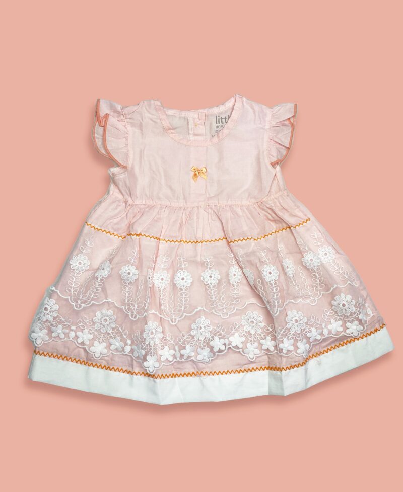 Floral frock peach