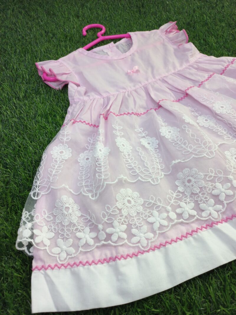 Floral frock pink - Image 4
