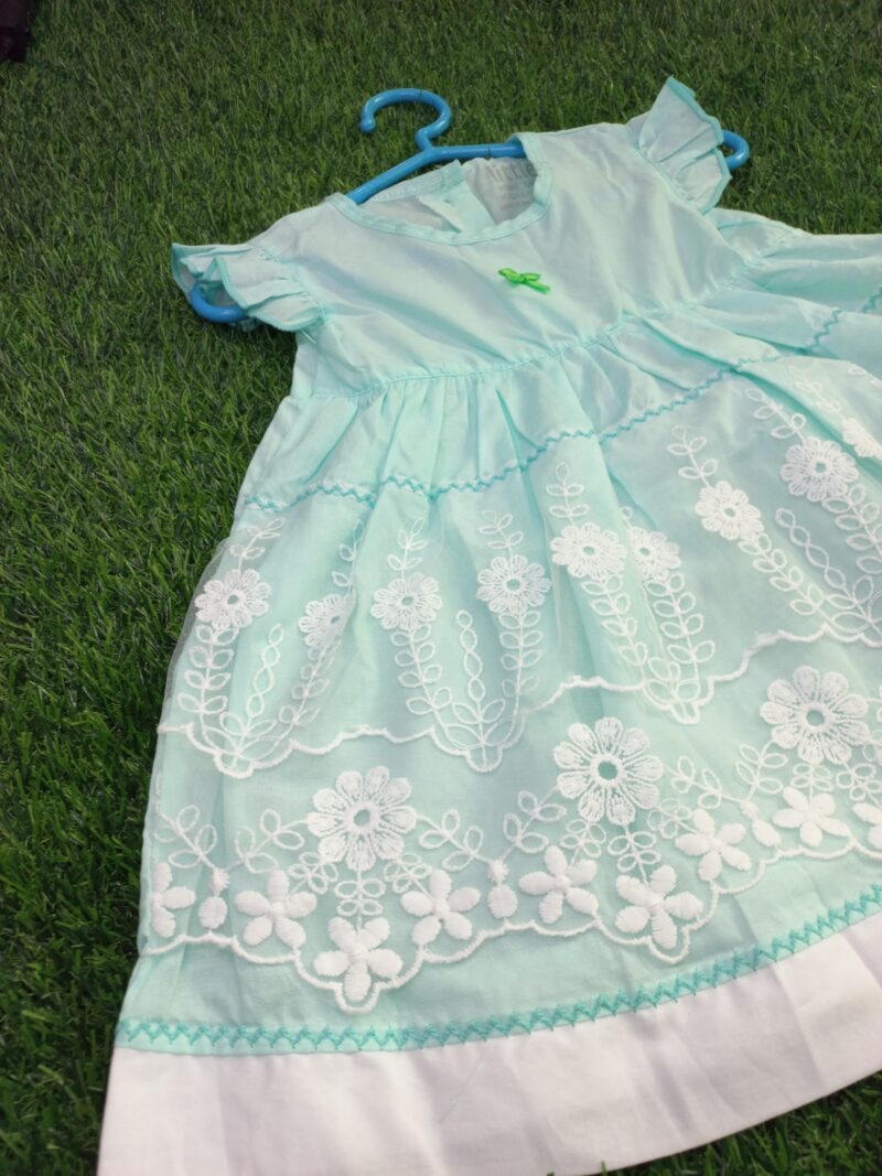 Floral frock green - Image 3