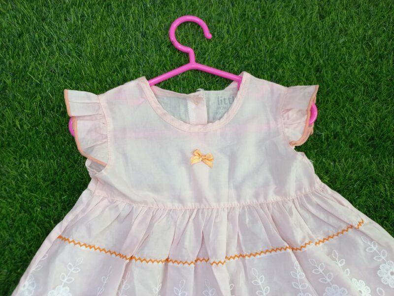 Floral frock peach - Image 2