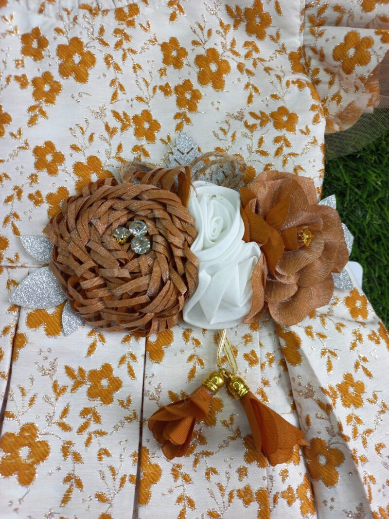 Royal fancy frock brown - Image 3