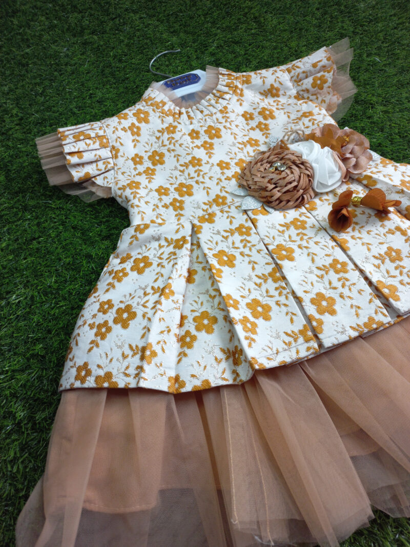 Royal fancy frock brown - Image 4