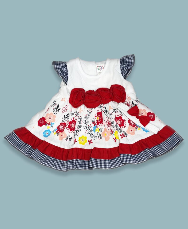 Frock with Red flowers