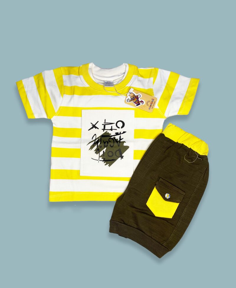 2 pc suit do it again, yellow