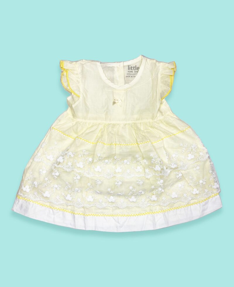 Floral frock yellow