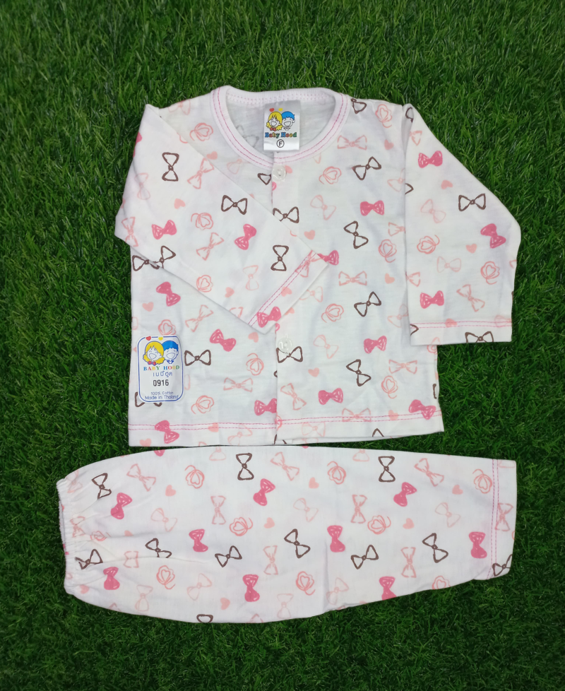 2 pc pink bow design