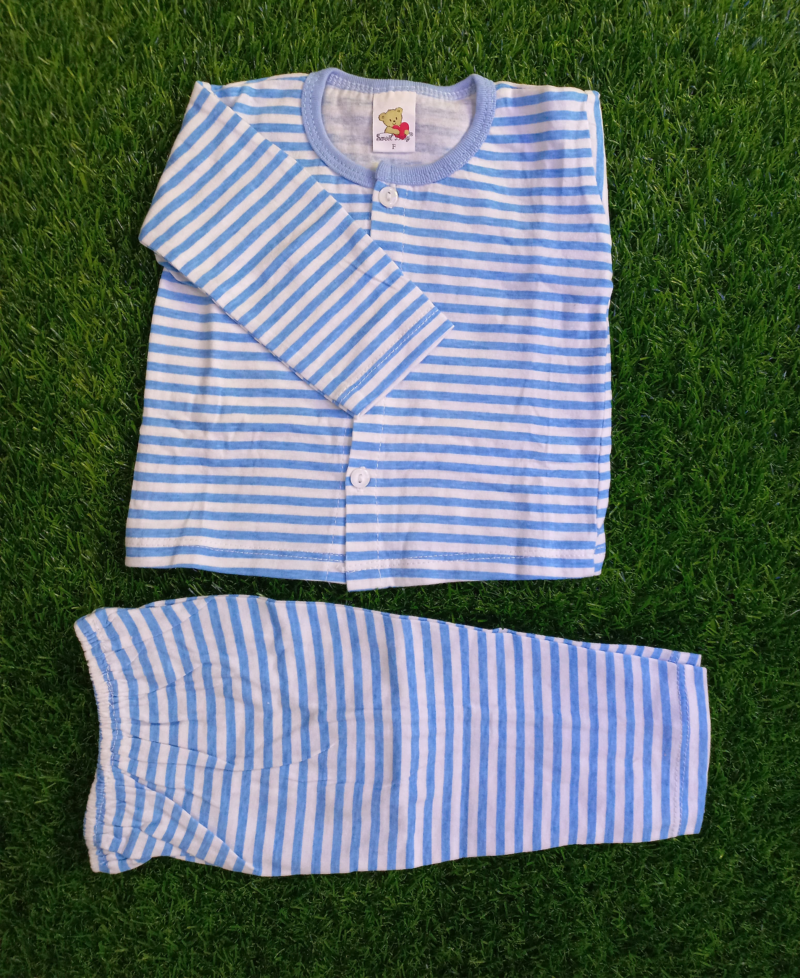 2 pc blue stripes suit