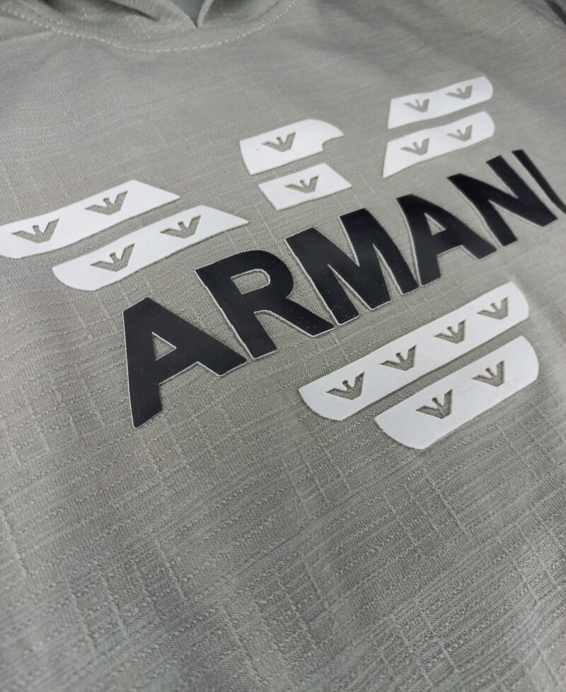 Armani hoodie suit gray - Image 5