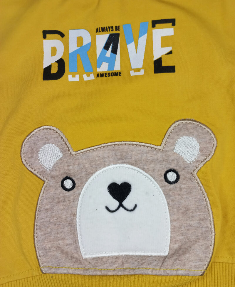 Bear face suit Yellow - Image 3
