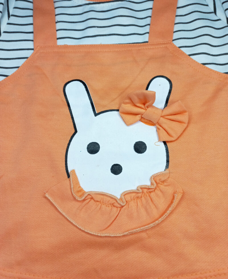 Cute baby suit Orange - Image 2