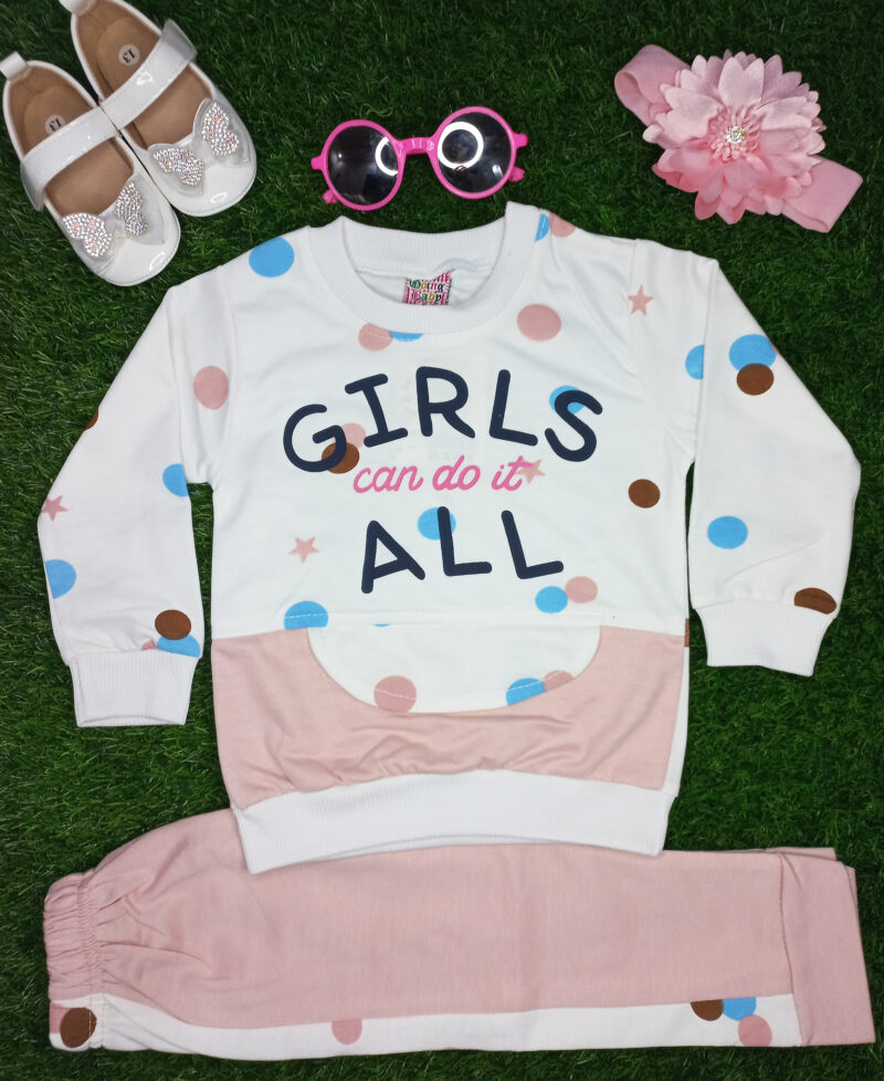 Girls can do it all suit