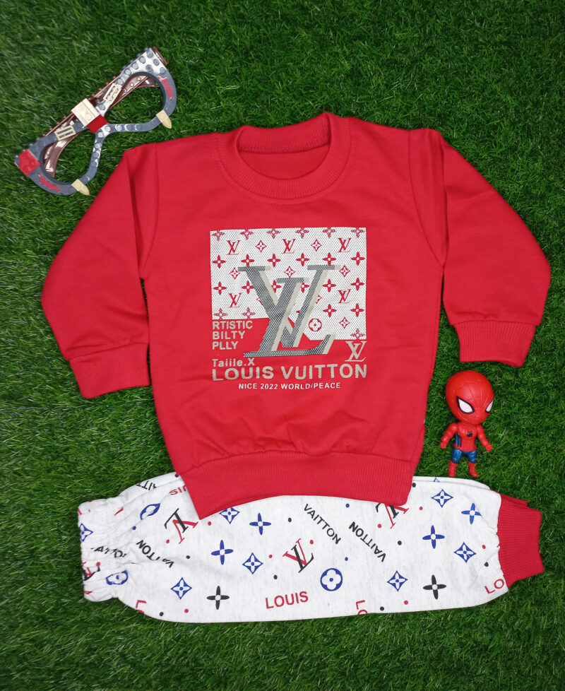 LV suit Red