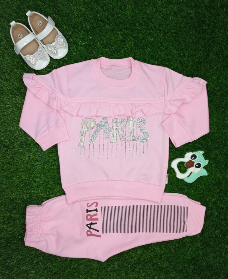 Paris winter fancy suit pink