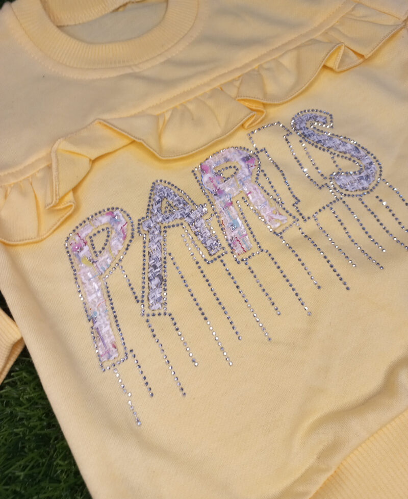 Paris winter fancy suit Yellow - Image 3