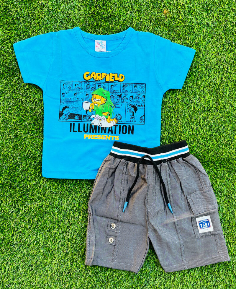 Garfield suit blue