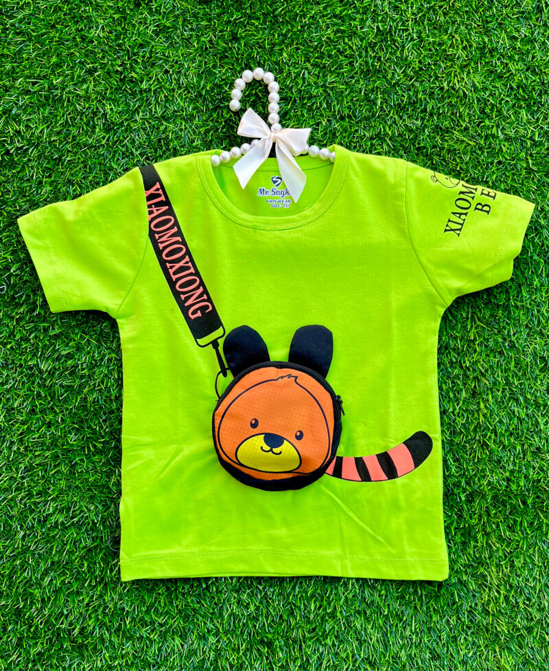 Bear face pocket suit Green - Image 2