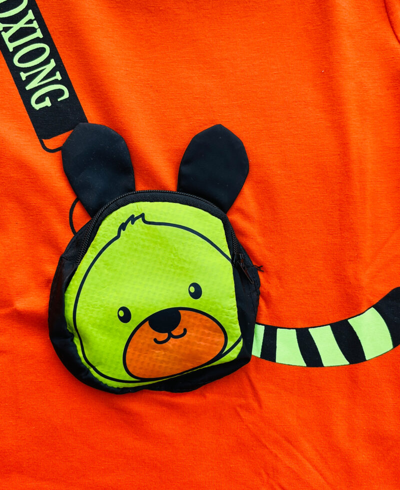 Bear face pocket suit orange - Image 2