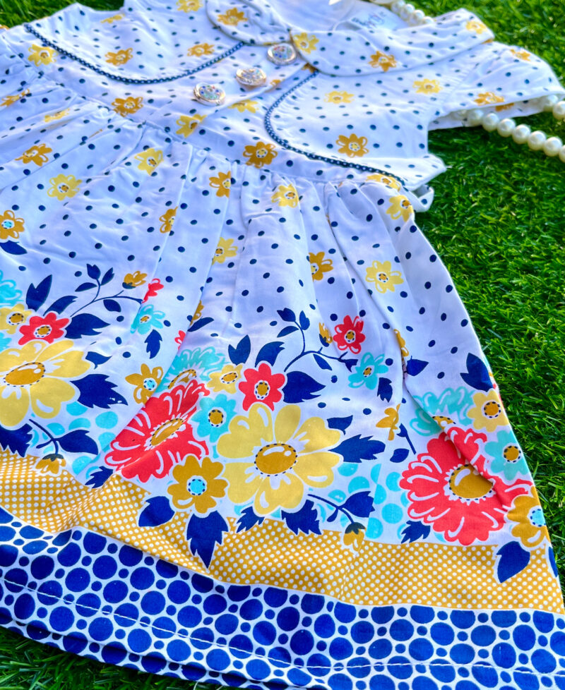 Big flowers frock set - Image 3