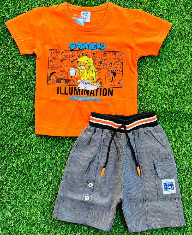 Garfield suit orange